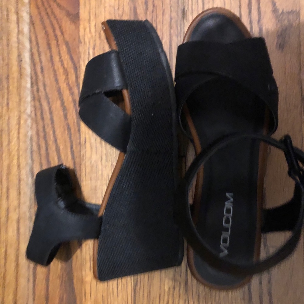 Cute platform wedge sandals
